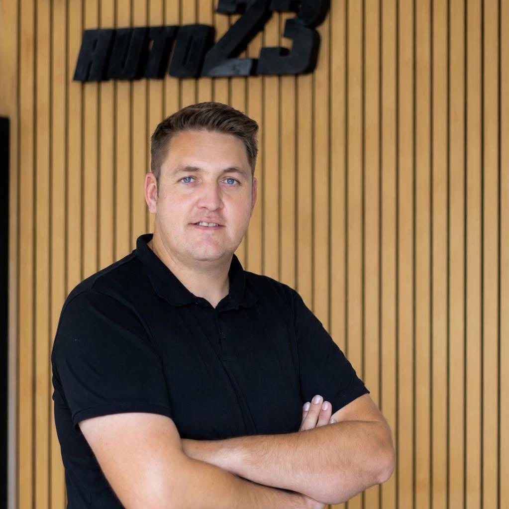 Roman Nico Jinšík v zázemí AUTO23